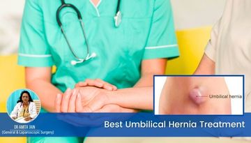 Best Umbilical Hernia surgeon in Delhi Dr Amita Jain